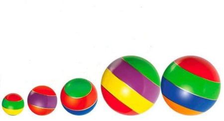 Купить Мячи резиновые (комплект из 5 мячей различного диаметра) в Каргате 