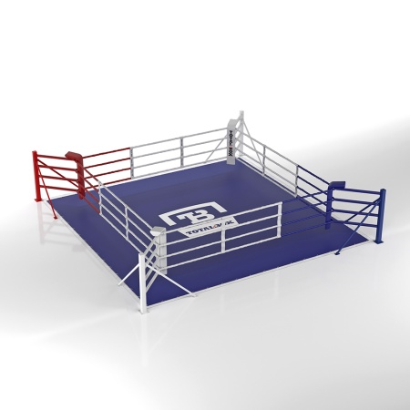 Купить Ринг боксерский напольный Totalbox на упорах 6х6м в Каргате 